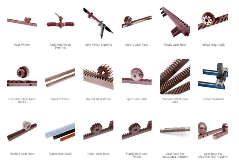 Gear Rack Great Quality Stainless Steel Helical Spur POM Plastic and Pinion Steering Metric Ground Linear Flexible Best Price Manufacturer Industrial Gear Rack