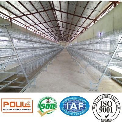 Galvanized Poultry Farm Cage for Egg Laying Chicken