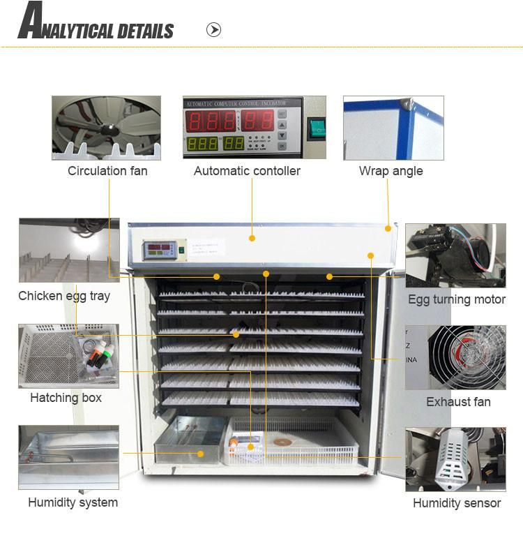 Hhd 2112 Egg Incubator New Design Automatic Quail Incubator