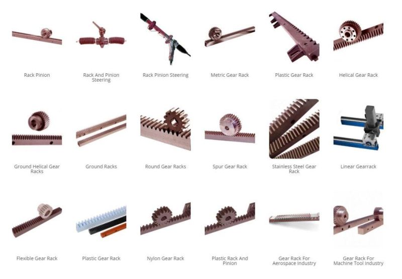 Gear Rack Great Quality Stainless Steel Helical Spur Best Price Manufacturer POM Plastic and Pinion Steering Metric Ground Linear Flexible Industrial Gear Rack