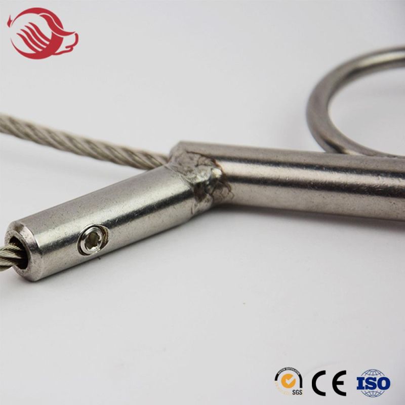 Stainless Steel Pig Retainer/ Pig Fixing Clip Rope Device/ Veterinary Instrument