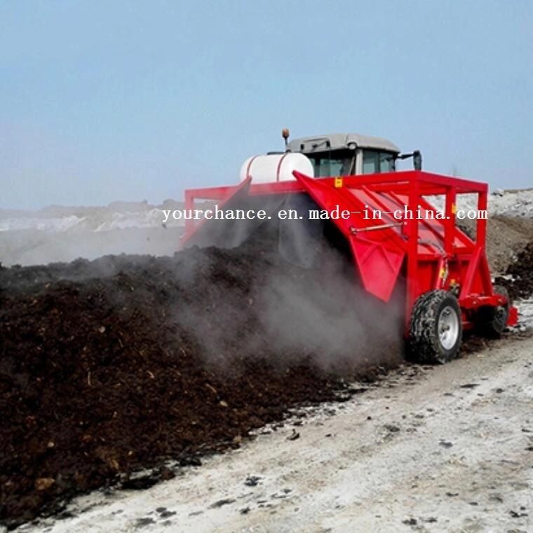 Factory Supply Agricutural Machine Zfq300 100-150HP Tractor Mounted 3m Width Animal Mature Compost Turner Windrow Turner