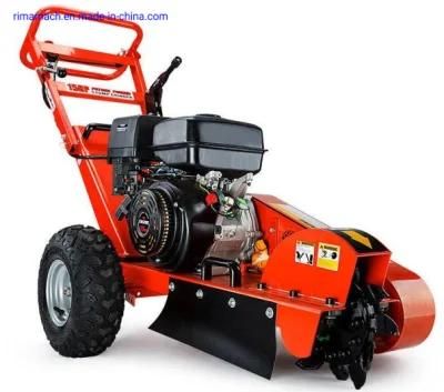 China Mini Teeth Movable Gasoline Wood Stump Grinder for Sale