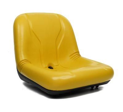 Fully Waterproof Vinyl Flip Forward Yellow Replacement Lawn Tractor Seat with Pivot Pin for John Deere Am131531