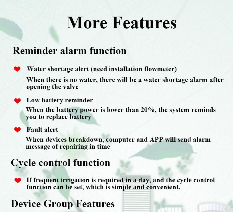 Water Timer Irrigation Timer Controller Valve Controller Remote Control by Mobile APP and Computer Industrial Valve Controller