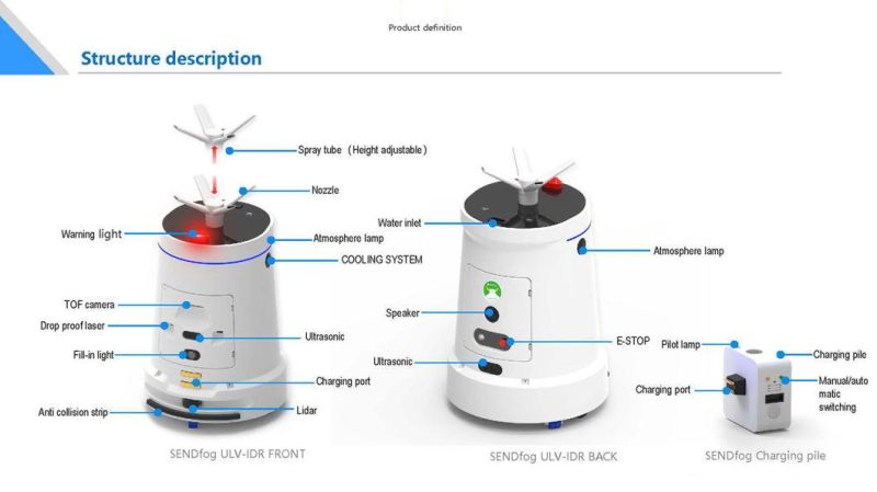 OEM Custom Wholesale Disinfection Robot Fogging Fogger Machine