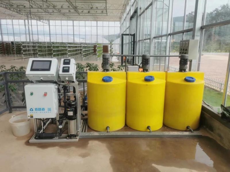 Energy Water Saving Automatic Intelligent Fertilizer System for Greenhouse Crops