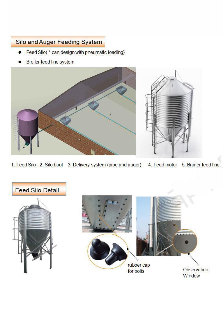Hot Selling Poultry Farm Automatic Broiler Flat Raising Equipment