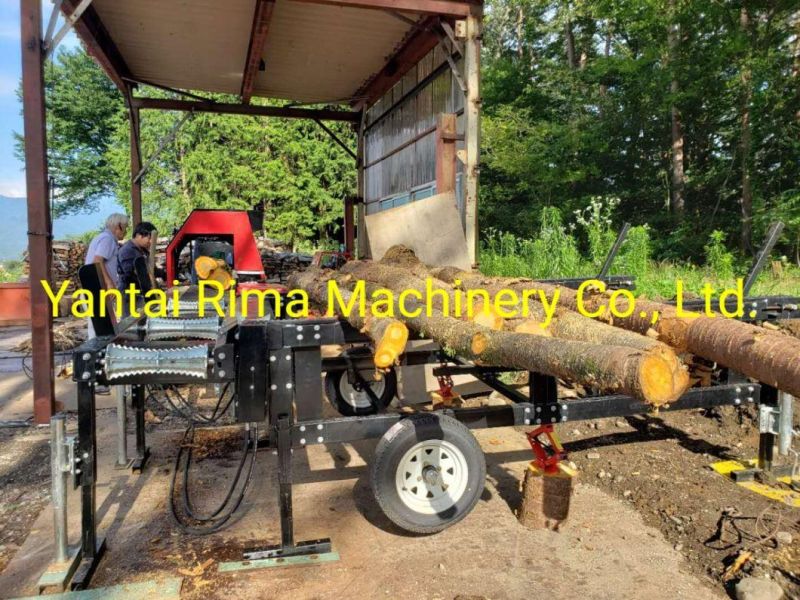 30ton Gasoline Engine Wood Processor with Joystick, 6ways Blade