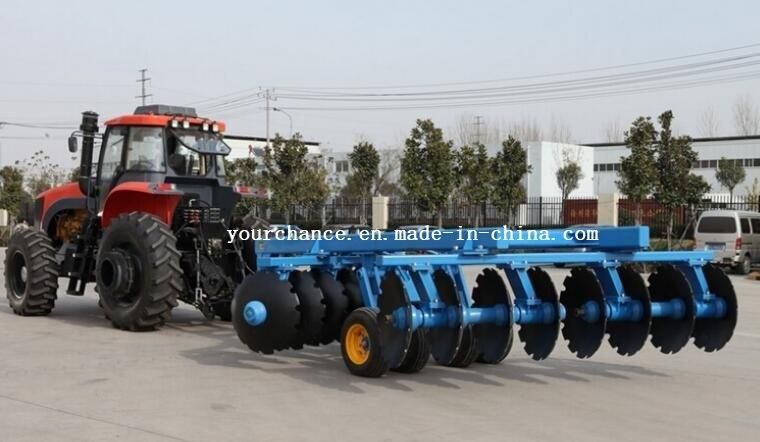 Ce Certificate Europe Hot Sale 1bz-5.3 160-200HP Tractor Trailed 5.3m Width 48 Discs Hydraulic Heavy Duty Disc Harrow From China Manufacturer