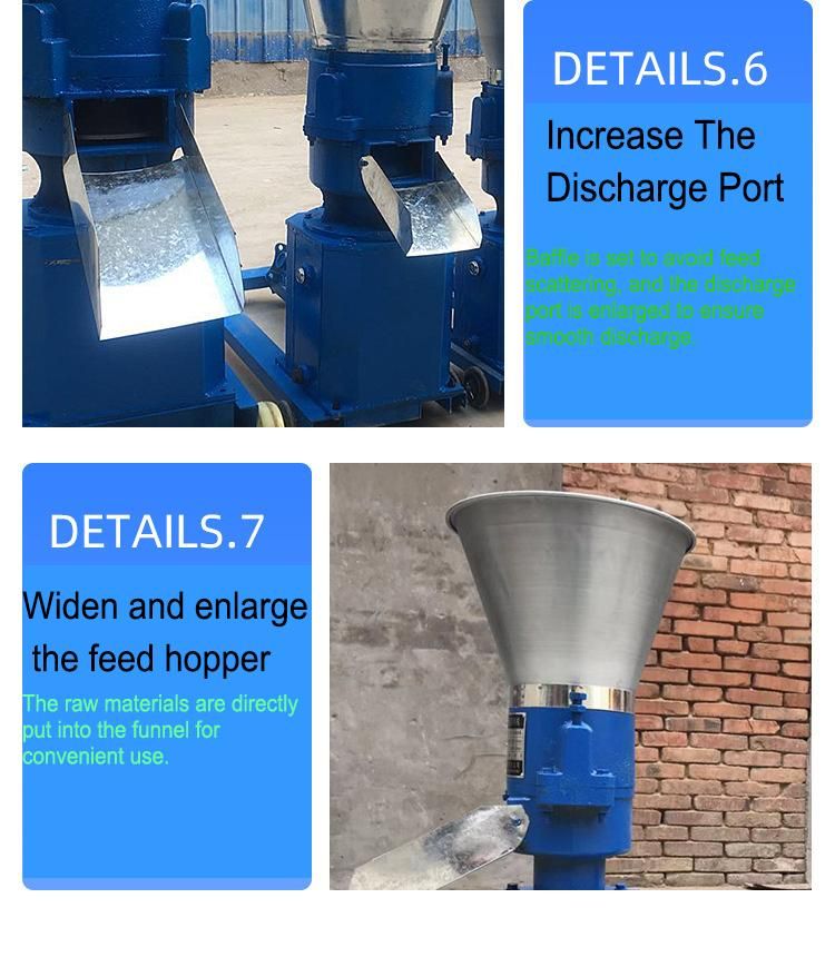 Feed Pellet Machine Extruder Animal Feed Machine Dog Fish Food Mmaking Machine for Farm Feed Pellet Mill Processing Machinery