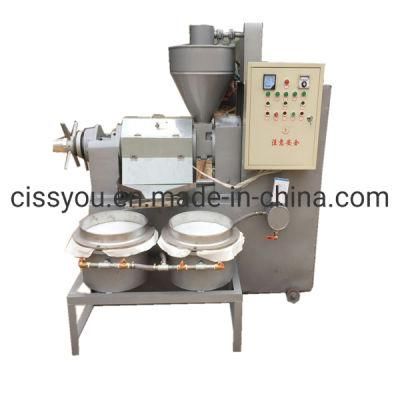 Hydraulic Peanut Sesame Soybean Seeds Oil Press Processing Machine