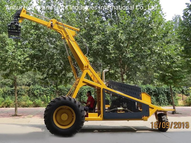 Small Three Wheel Logger Sugar Cane Grabber Loader