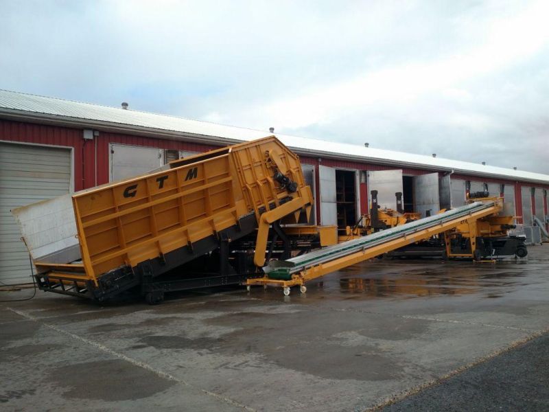 Gtm Mushroom Substrate Compost Filling Machine Bunker Filler