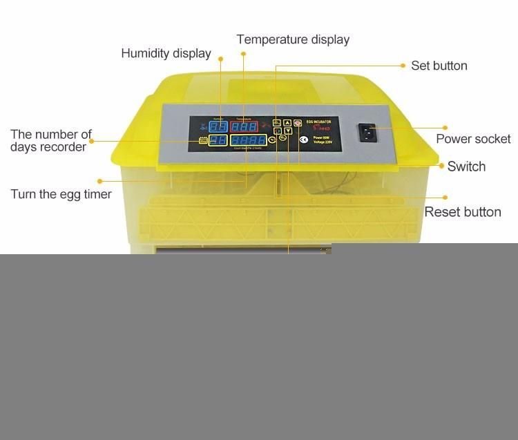 Hhd 12V Automatic 48 Chicken Egg Incubator with Ce Approved