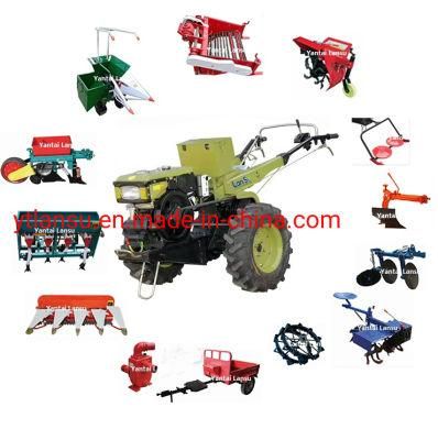 China 8HP12HP 15HP 18HP Farm Diesel Motocultor Power Tiller Zubr Two Wheel Mini Walking Tractor