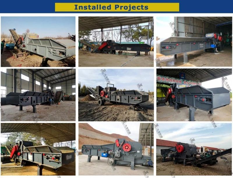 Muti-Functional Large Electric Industrial Wood Crusher Wood Chipper