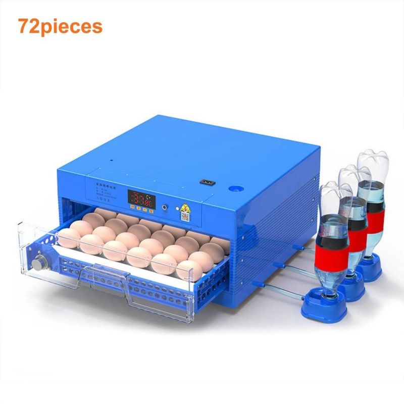 Incobator Eggs 72 Hatching Eggs Dual Power Quail Egg Incubator for Sale