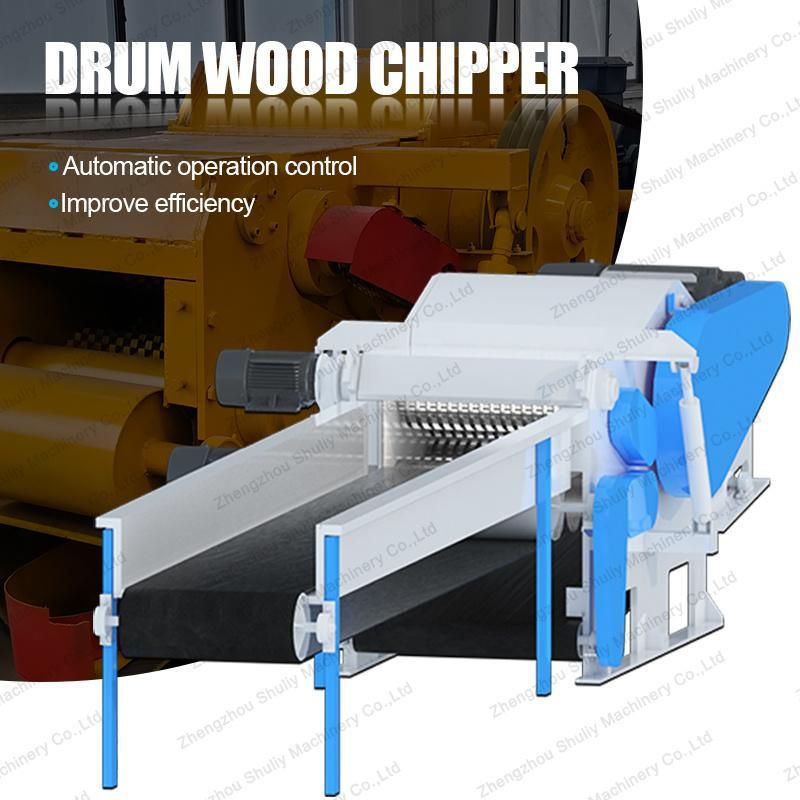 Large Output Wood Drum Chipper Tractor Drum Wood Chipper Wood Chipper Shredder