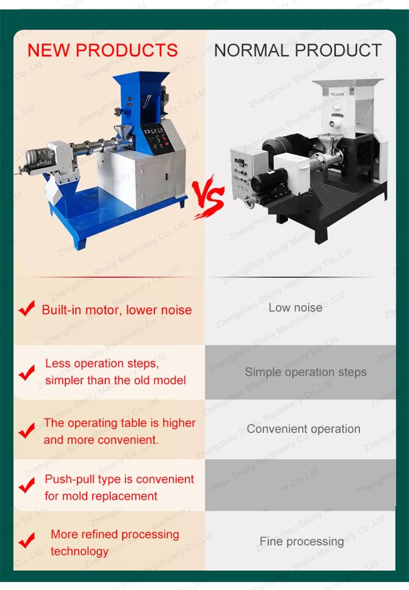 Floating Fish Feed Processing Pet Feed Pellet Machine