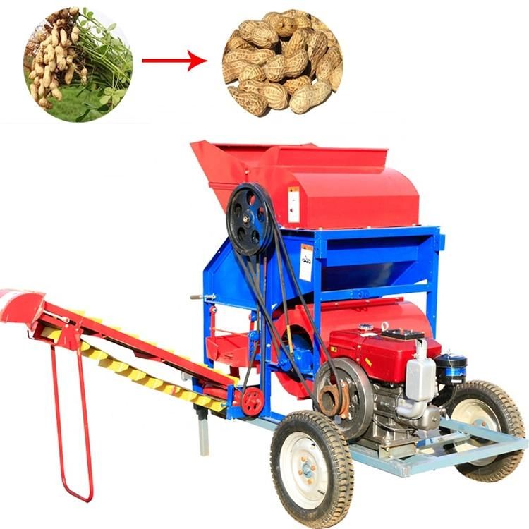 High Capacity Groundnut Picker Peanut Picking Machine Tractor Pto Mounted Diesel Engine Peanut Picker Peanut Harvest Tools