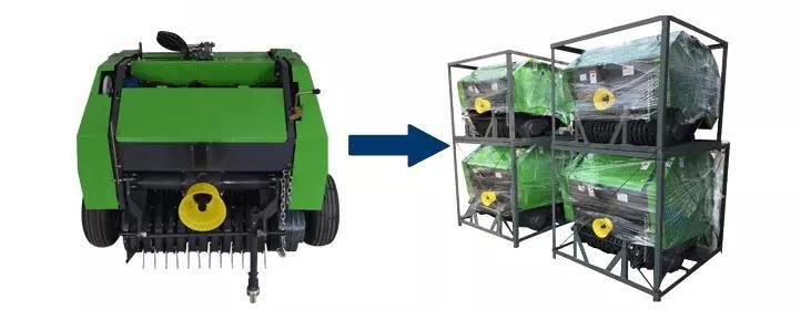 Mini Round Baler with Twine and Net Wrap