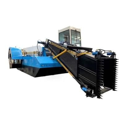 Garbage Salvage Ship Aquatic Grass Weed Plant Harvester