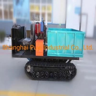 Puyi Transport Cars with Rubber Tracks and Wheels for 1.5tons