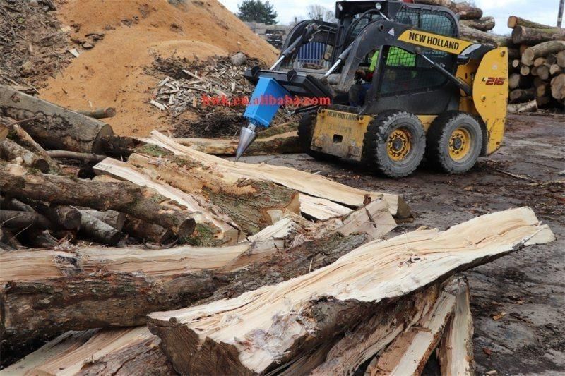 Excavator Accessories Cutting Machine Wood Splitter Hydraulic Cone Log Splitter