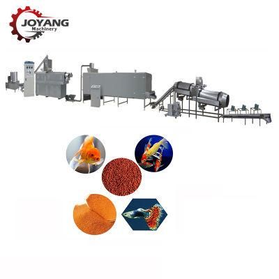 150-2500 Kg/Hr Floating Granules Aqua Food Extruder Plant Fish Feed Making Machine