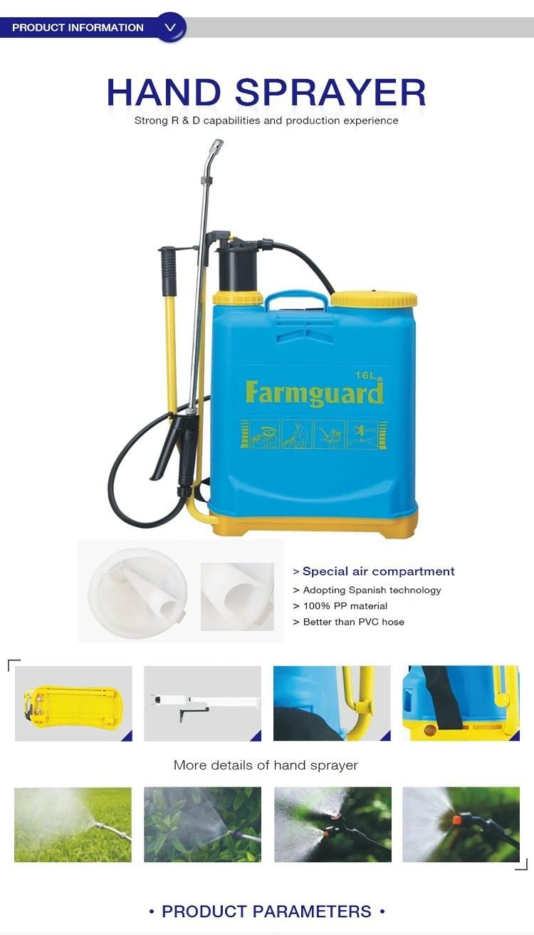 Stainless Steel Air Chamber Stainless Steel Pump Knapsack Hand Sprayer Pesticide Disinfection Sprayer