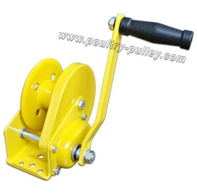 1200lbs Auto Brake Hand Winch, High Strength Hardened Gears