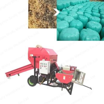Diesel Engine Grass Hay Corn Silage Baling and Wrapping Packing Machine