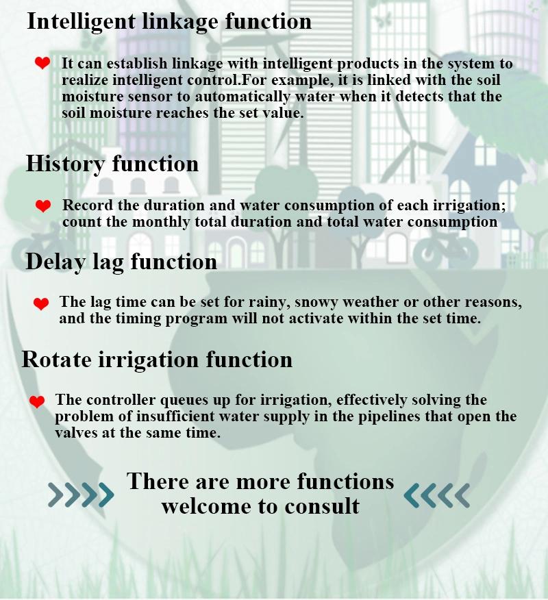 Irrigation Timer Controller Valve Controller Remote Control by Mobile APP and Computer
