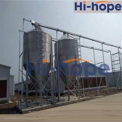 Modern Layout Design Steel Structure Layer Egg Chicken Cage Broiler Poultry Farm House
