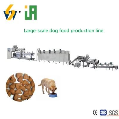Factory Price Pet Feed Pellet Making Machine Dog Food Bulking Equipment Cat Feed Production Extruder Line