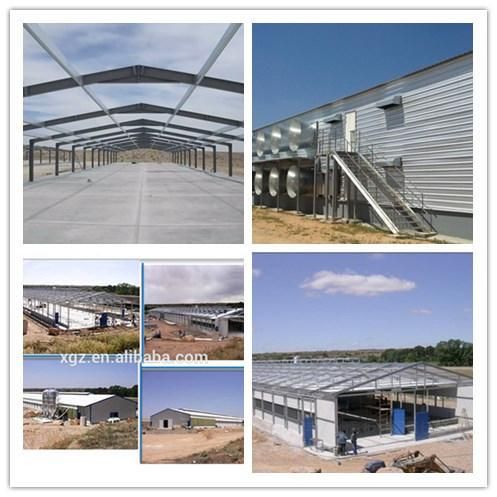 Steel Structure Chicken Use Poultry House/Chickend Farm/ Broiler Chicken House
