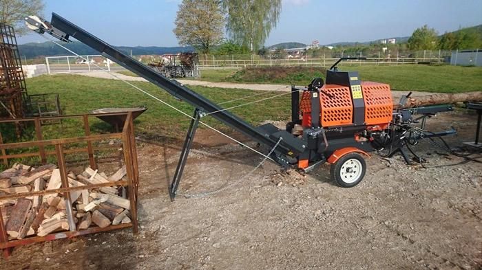 20 Ton Engine Powered Cutting Diameter 38 Cm Ce Approved Log Splitter, Automatic Log Splitter