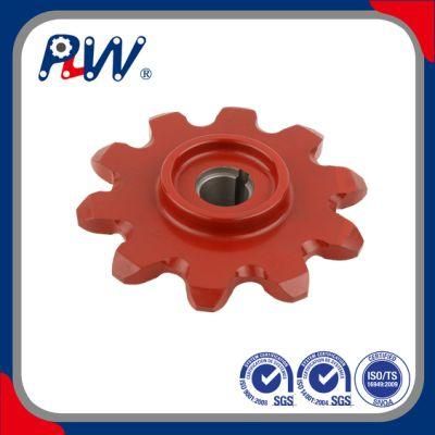 DIN 8188 ISO/R606 High-Wearing Feature &amp; Made to Order &amp; Finished Bore &amp; Surface Painted Corn Harvest Agricultural Sprocket