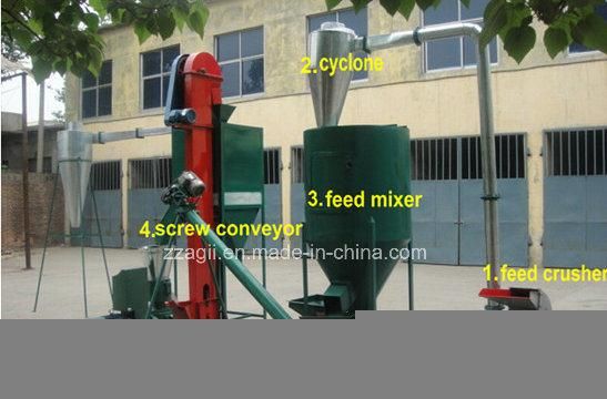 Animal Feed Pelleting Cattle Feed Pellet Plant Feed Pelletizing Line