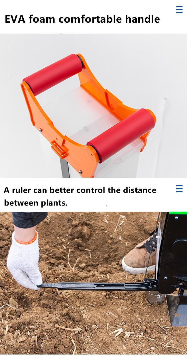 Plantmate/ Lamsin Agriculture Tools Portable Mini Seeder Planter Sowing Machine for Corn Beans Peanut