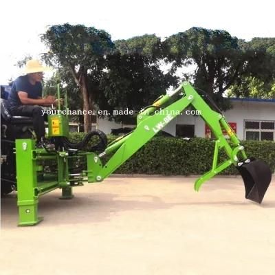 Hot Selling Garden Excavating Machine Lw-8e Pto Drive Hydraulic Side Shift Backhoe for 50-90HP Wheel Tractor with Europe CE Certificate