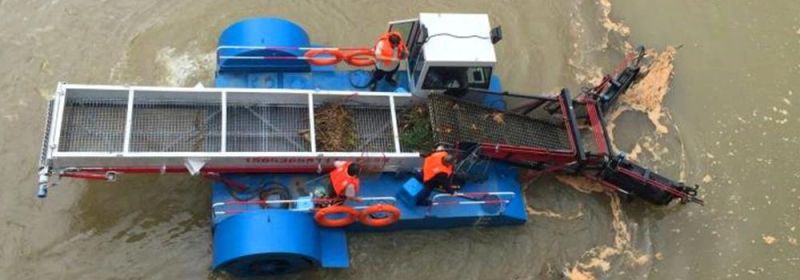 Keda River Cleaning Workboat Trash Skimmer Boat