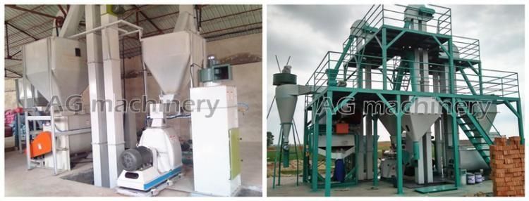 Cattle Chicken Pig Feed Manufacturing Machinery Poultry Feed Production Line Livestock Feed Plant