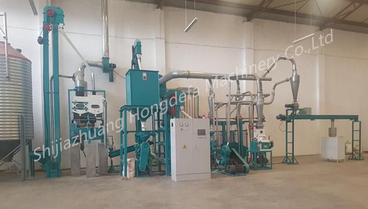 Popular 10tons/24h Corn Flour Mill Machine for Abuja Nigeria