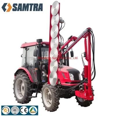 Tractor Mounted Tree Trimmer Machine Used in Orchard