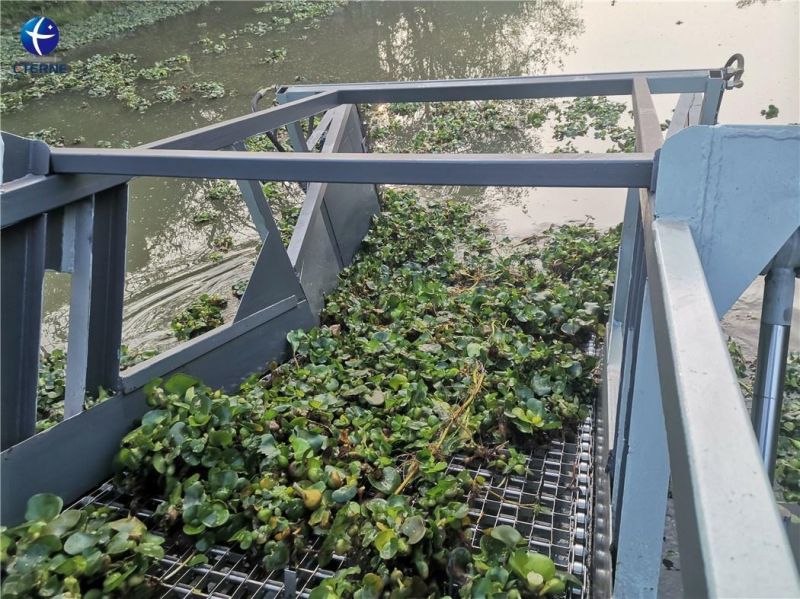 Water Hyacinth Water Plants Removing Machine for Water Surface Cleaning