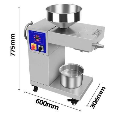 Stainless Steel Sesame Oil Machine Commercial Use Small Oil Presser Peanut Oil Making Machine