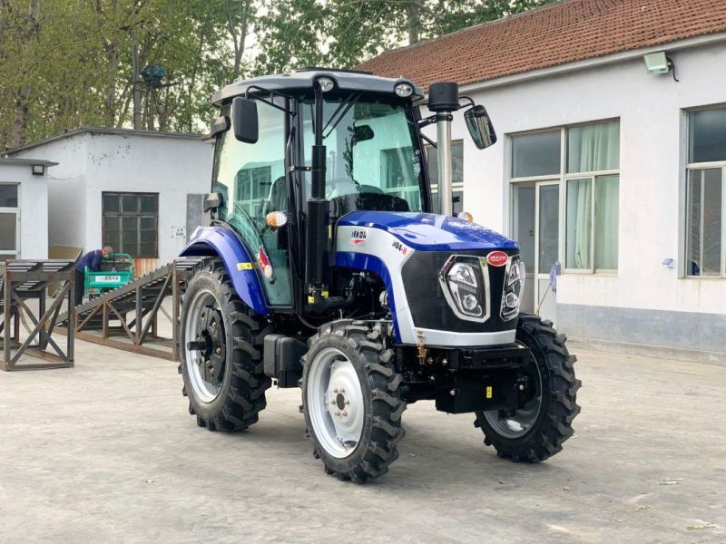 Chinese Factory Directly Supply 90HP 4WD Mini Farm Tractor with Cab and Various Colors Can Be Customized