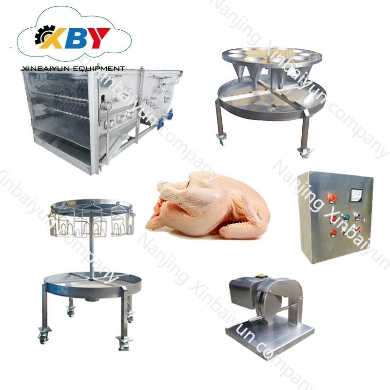 50-150 Chickens One Hour Small Scale Poultry Slaughter Equipment Scalding and Plucking Machine
